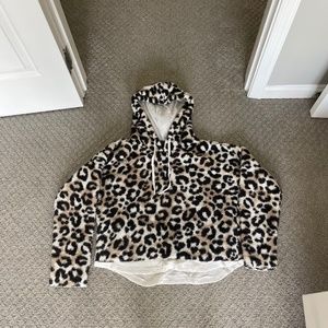 Pj Salvage Cheetah Print Sweatshirt